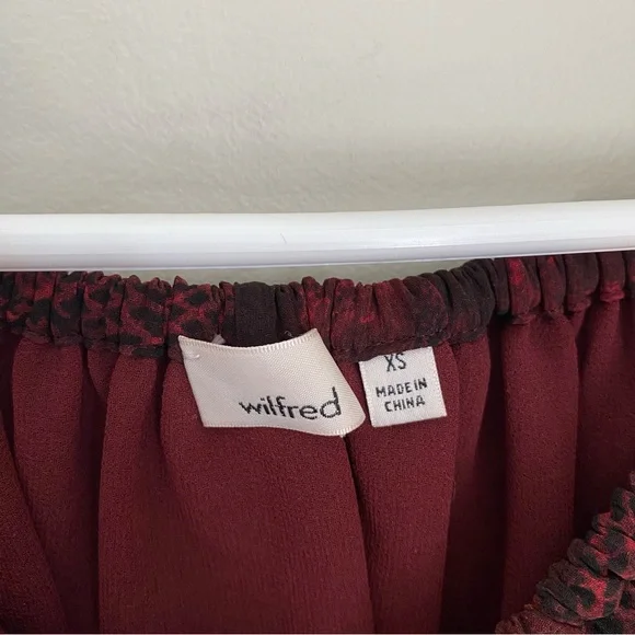 Wilfred Aritzia Talence Pleated Blouse Bishop Sleeves XS - Picture 4 of 10